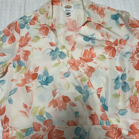 Vintage Silk Floral Shirt - Picture 2 of 6
